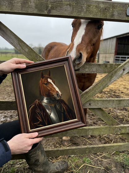 Custom Drawn Horse Portrait