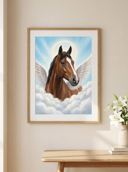 Custom Drawn Horse Portrait